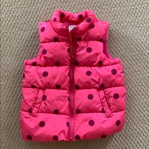 Girls puffer vest